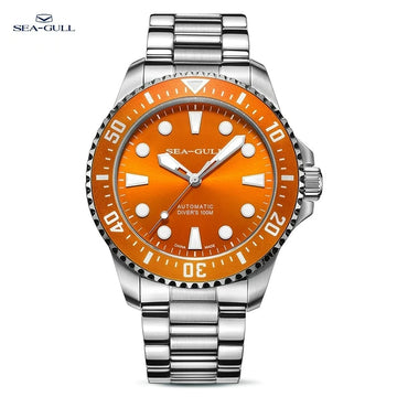 Seagull Ocean Series Men's Automatic Mechanical Watch 2023 Sapphire 100m Waterproof Diving Wristwatch