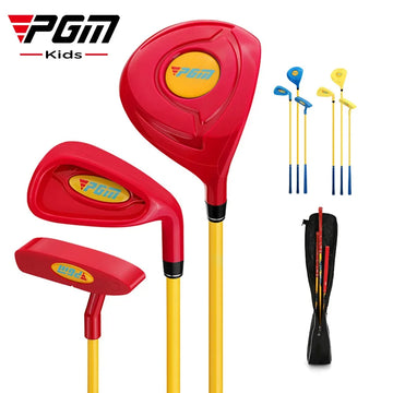 PGM 2-5 Years Old Kids Golf Club Set Children's Boy Girl Beginner's Golf Training Wood Iron Swing Putter Bag