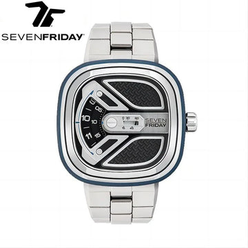 SevenFriday watch M series M1B/01M steel belt model can use NFC