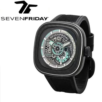 SEVENFRIDAY watch square carbon fiber fully automatic mechanical watch
