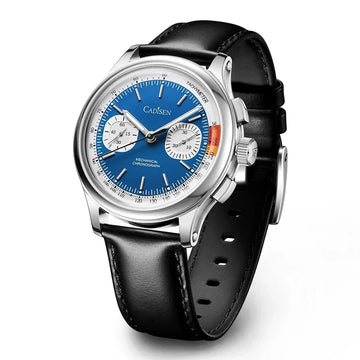 CADISEN New Watch Chronograph Mechanical Wristwatches Seagull ST1900
