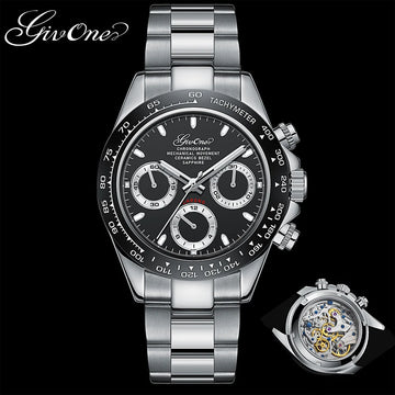 Sapphire Manual Chronograph Mechanical Mens Watch Day tona Seagull Movement ST1902 Chronograph Waterproof 50M
