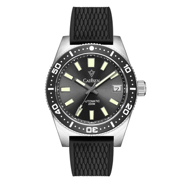 CADISEN New 38mm Diver Mens Watch Japan NH35A Automatic Mechanical