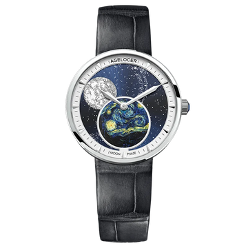 AGELOCER Original Astronomer Watch Van Gogh Oil Painting Ladies luxury