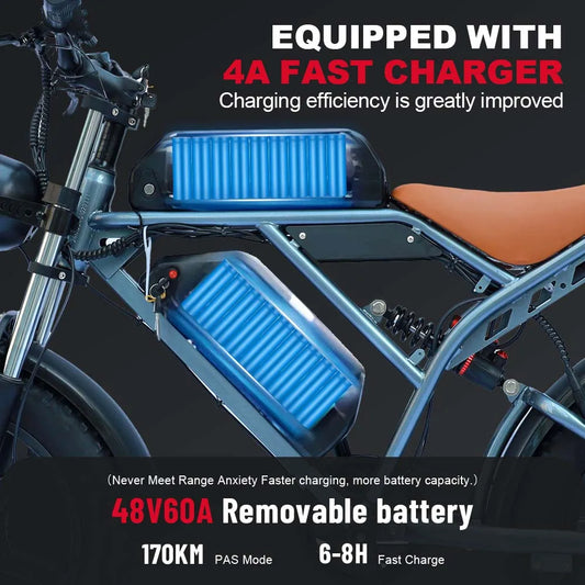 HX Q20PRO 2000W Adults Electric Bike Bicycle 48V 70AH 20 Inch Fat Tire electric bikes ebike Mountain Oil Brake 2000W Ebikes