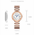 CARNIVAL Brand High-End IW Series Luxury Quartz Watch Women Stainless