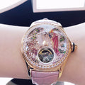 Experience elegance with this chic luxury quartz watch for women