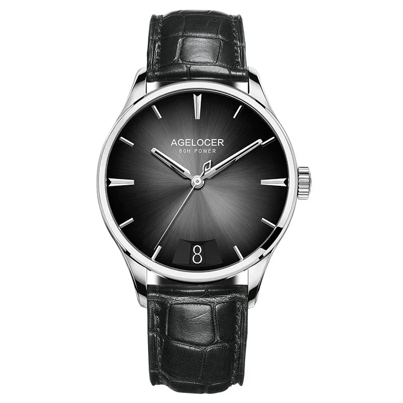 AGELOCER Original Budapest Watch Steel Strap Men's Business Dress