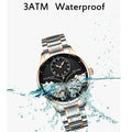 Men Luxury Stainless Steel Waterproof Automatic Mechanical Watches Men