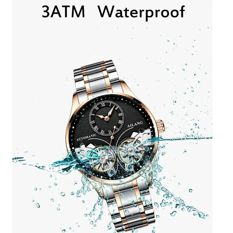 Men Luxury Stainless Steel Waterproof Automatic Mechanical Watches Men