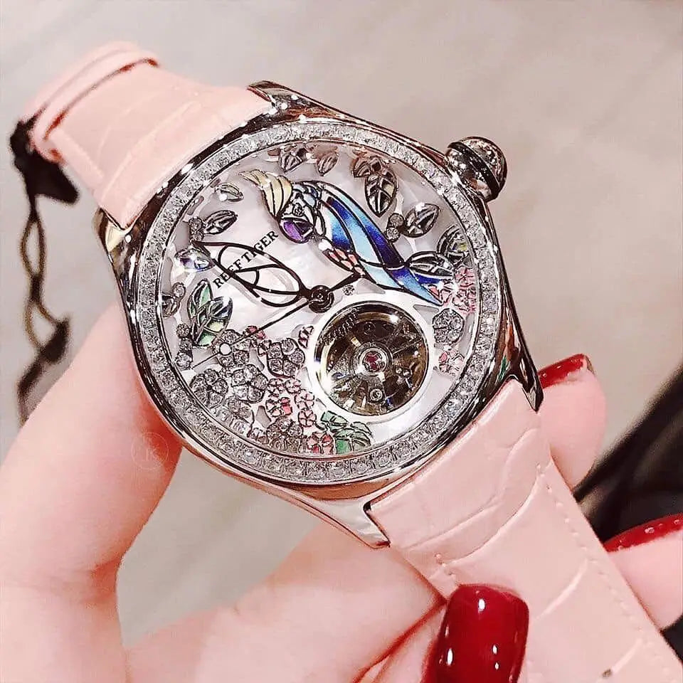 Experience elegance with this chic luxury quartz watch for women