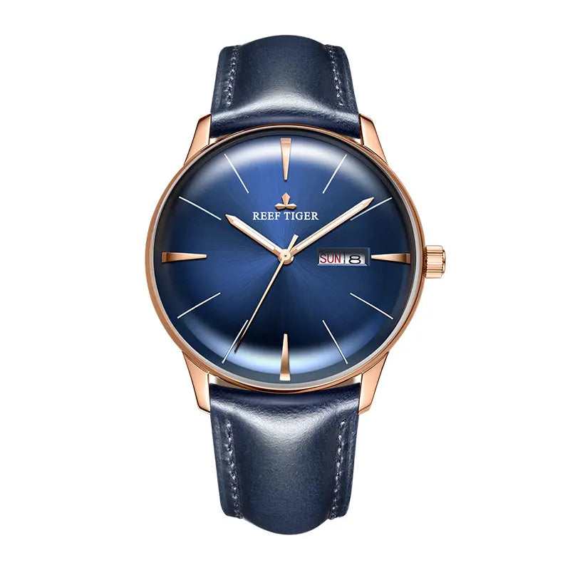 Reef Tiger RGA8238 is an elegant automatic mechanical watch designed