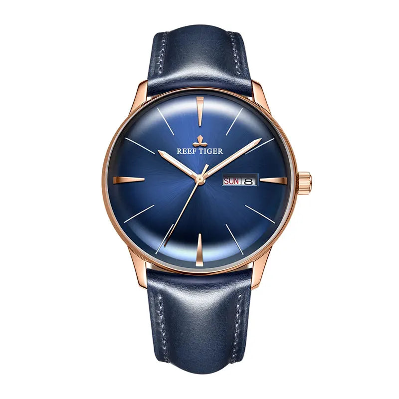 Reef Tiger RGA8238 is an elegant automatic mechanical watch designed