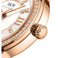 Women Ladies Brand Luxury Dress Wristwatches Girls Waterproof Rose