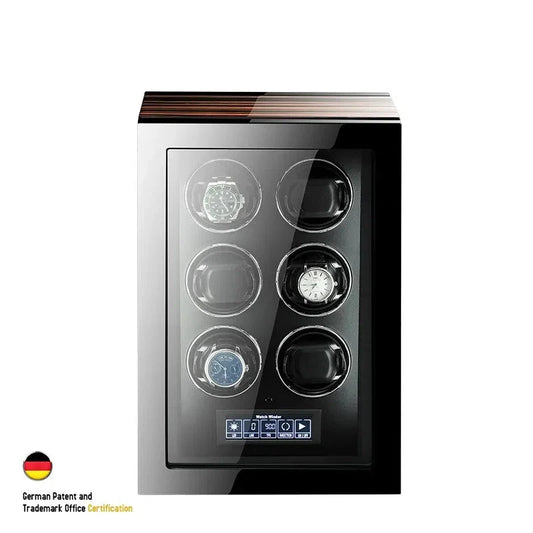 Luxury Automatic Watch Winder Safe Box with Mabuchi Motor LCD Touch