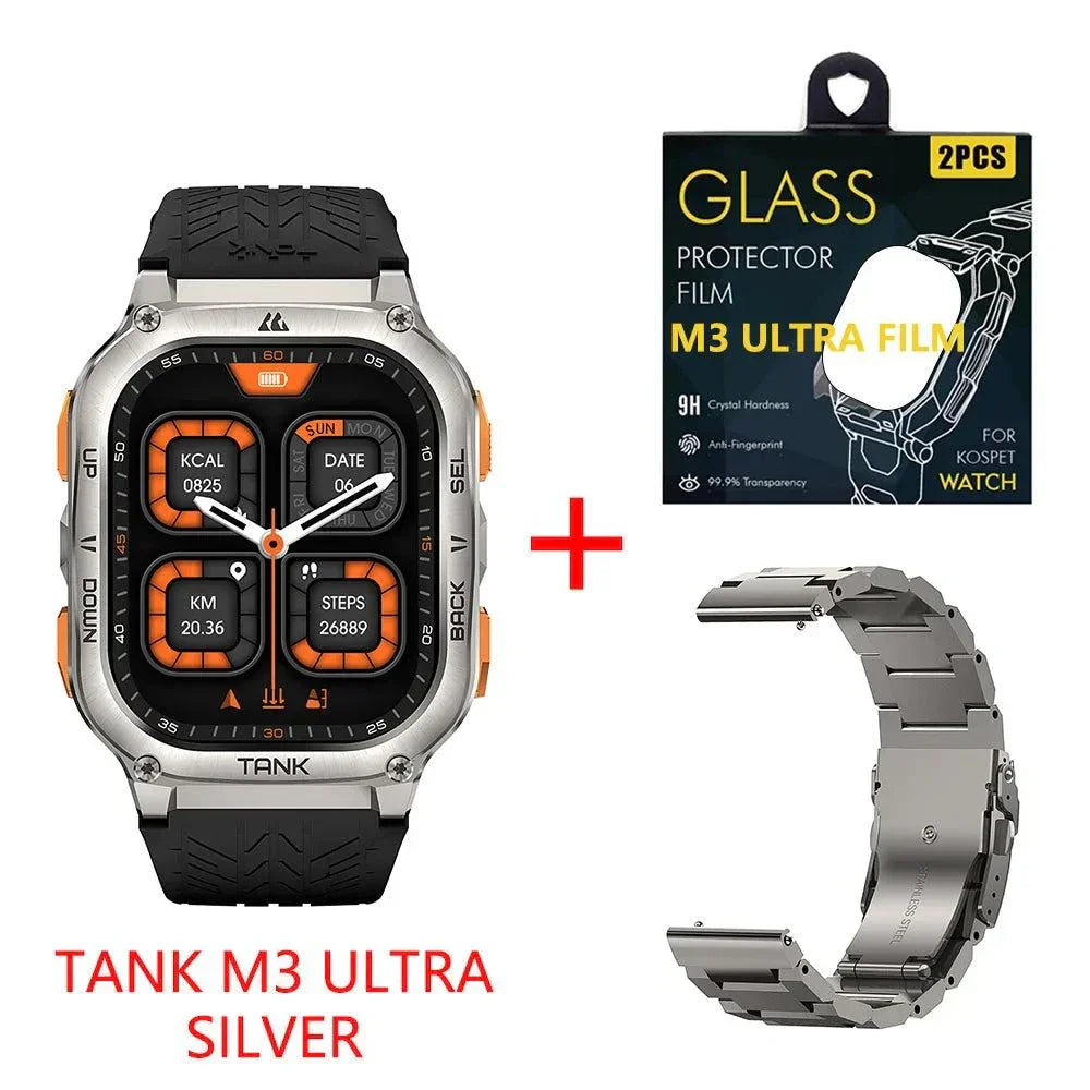 2024 Original KOSPET TANK M3 Ultra GPS Smart Watches