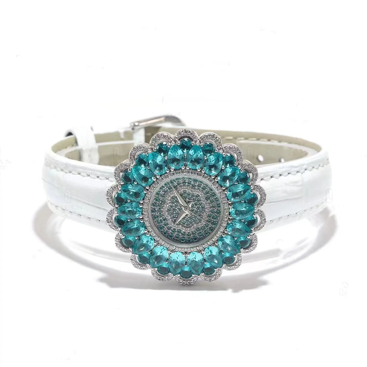 Elevate your style with this stunning 925 sterling silver watch 