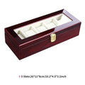 Luxury Wooden Watch Box with 1 to 12 Grids – Elegant Organizer for Men