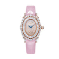 TIELBO Brand Luxury Ladies Womens Watch Swiss Movement Fashion Crystal
