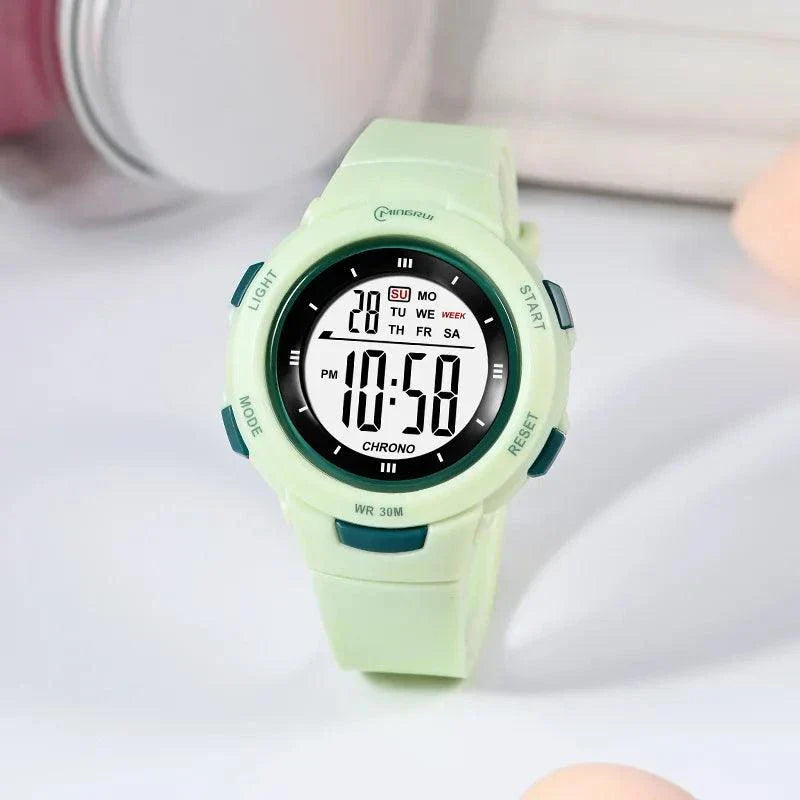 UTHAI CE49 Kids Watches Fashion Luminous Waterproof Alarm Clock Smart