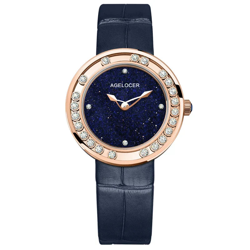 AGELOCER Original Baikal Watch Diamond Women's Quartz Luxury watch