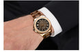 AGELOCER Original Baikal Watch Men's Luxury Gold Watch Big Calendar 