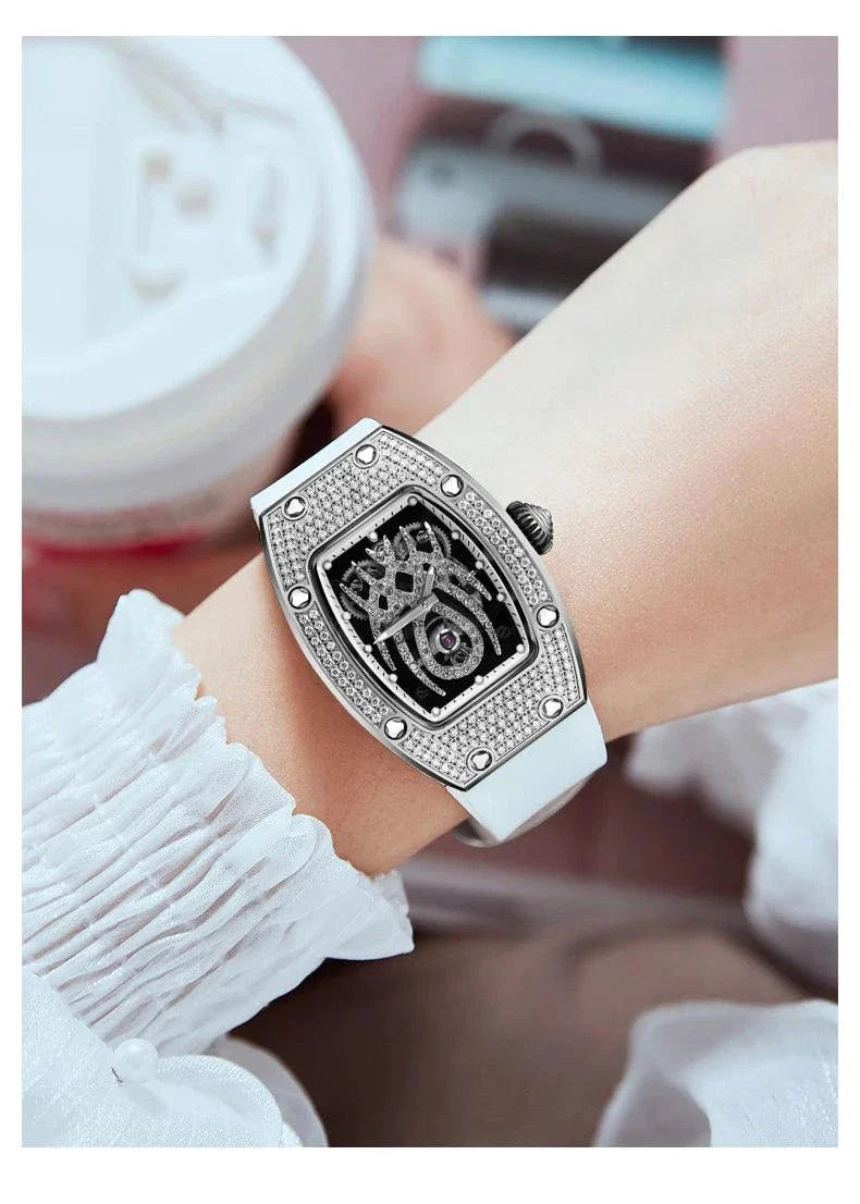Quartz Watch Small dial Silicone strap Brand Luxury Wristwatch Elegant
