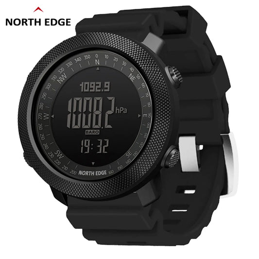 NORTH EDGE Mens Smart Watch Military Army Clock Compass Altimeter Barometer Pedometer Running Digital Smartwatch Waterproof 50m