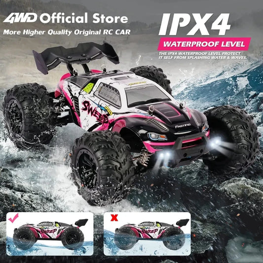 4WD Remote Control Car Off Road 4x4 RC High Speed Buggy Truck Super Brushless 50 or 80KM/H Fast Drift Racing