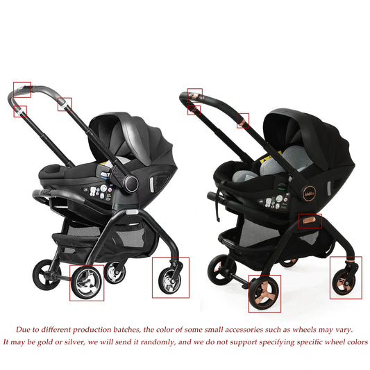 3in1 baby stroller, children's car seat, newborn stroller, portable, lightweight, luxurious, suitable for babies aged 0-12months