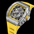 HEMUDU Sapphire Mechanical Automatic Wrist Watches Skeleton Waterproof