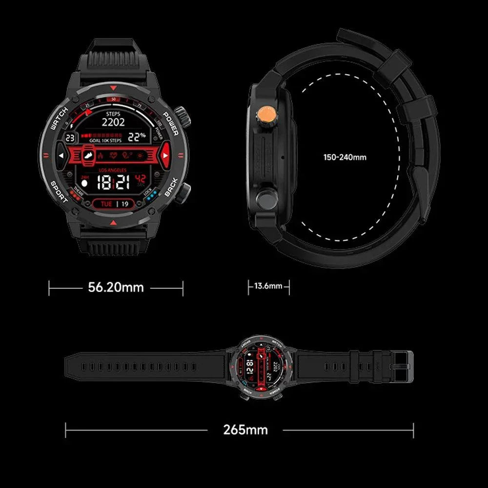 ARRIVALS IMIKI D2 Smartwatch Super-retina AMOLED Display Long Battery