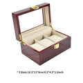 Luxury Wooden Watch Box with 1 to 12 Grids – Elegant Organizer for Men