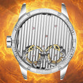 Tourbillon Manual Mechanical Watches Double Tourbillon Luminous Hands