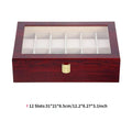 Luxury Wooden Watch Box with 1 to 12 Grids – Elegant Organizer for Men