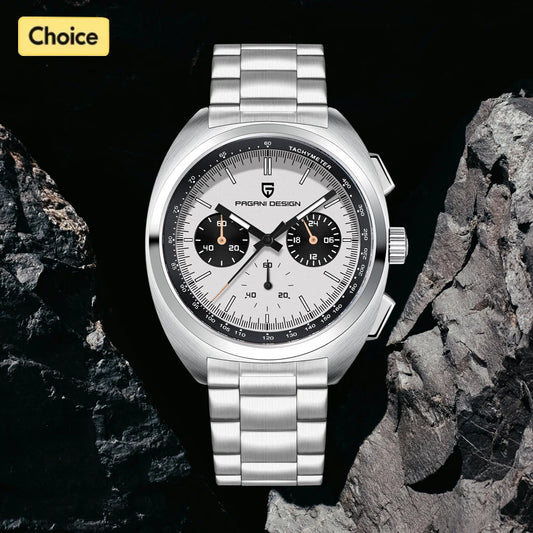 PAGANI DESIGN  Turtle Back Chronograph 1782 fashion quartz wristwatch