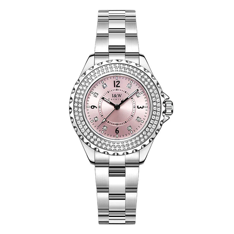 Carnival Brand High-End IW Series Luxury Diamond Quartz Watch