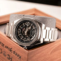 OBLVLO Luxury Mens Automatic Watch Designer Skeleton Dial Stainless 