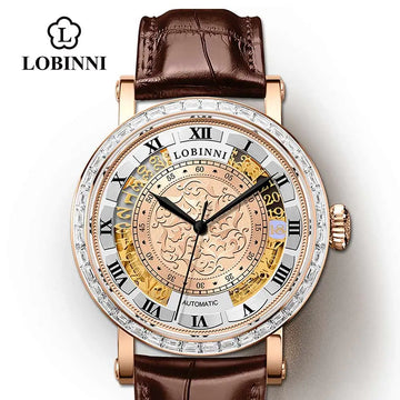 Switzerland luxury wristwatch clock vintage mechanical watch original design relogios masculino waterproof relojes hombre