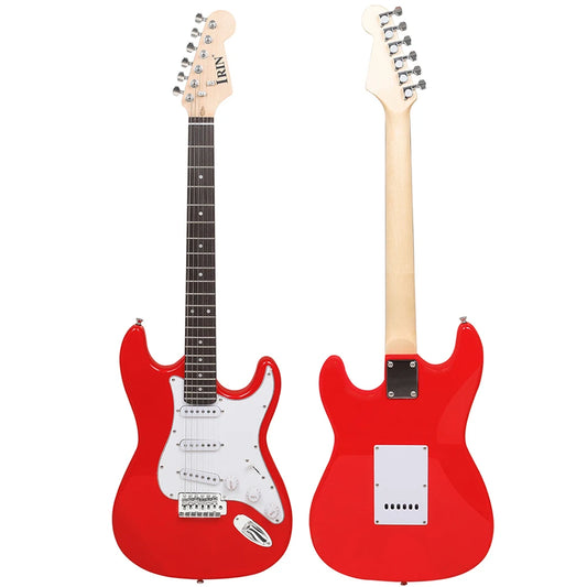 IRIN ST Electric Guitar 6 String 39 Inch 21 Frets Basswood Body Electric Guitar Guitarra With Speaker Guitar Parts & Accessories