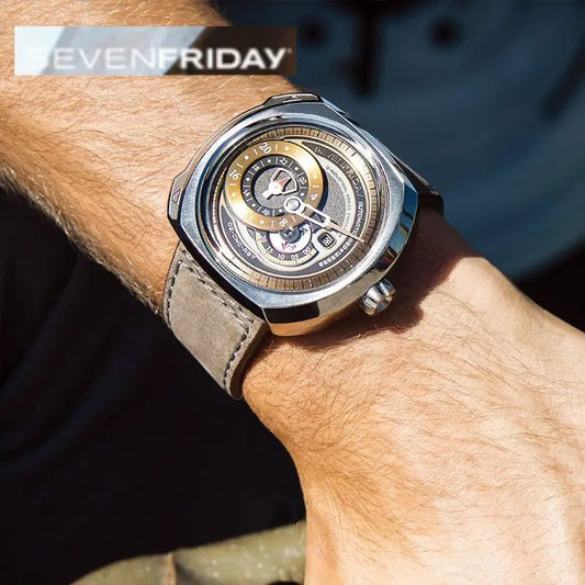 SEVENFRIDAY watch Q2/02 men's fully automatic mechanical watch Q series waterproof fashion men's watch luxury brand mature men