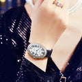 Women Elegant Luxury Brand Ladies Oval Quartz Watch Fashion