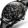 OUPINKE 3189 Top Brand Luxury Watch For Men Chronograph Wristwatch 