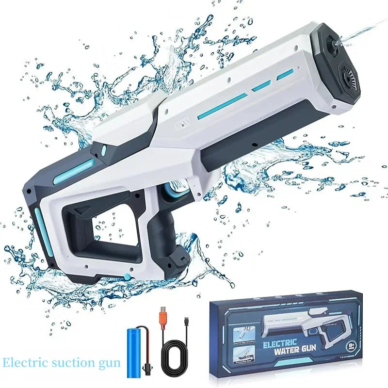 Automatic water absorbing electric water gun