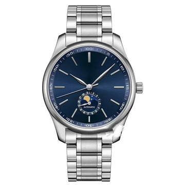 Luxury New Mens Watch Moon Phase Mechanical Automatic Master 904L