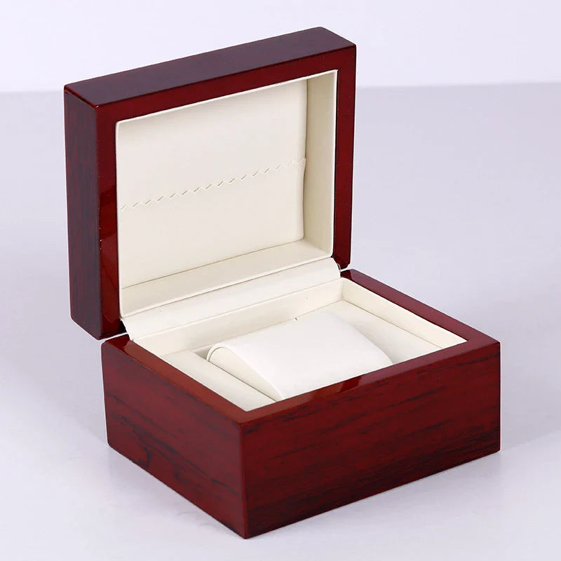 Luxury Wooden Watch Box with 1 to 12 Grids – Elegant Organizer for Men