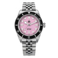 San Martin SN0128 40mm Men Dive Watch NH35 Automatic Mechanical Pink 