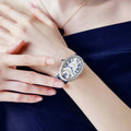 Women Elegant Luxury Brand Ladies Oval Quartz Watch Fashion