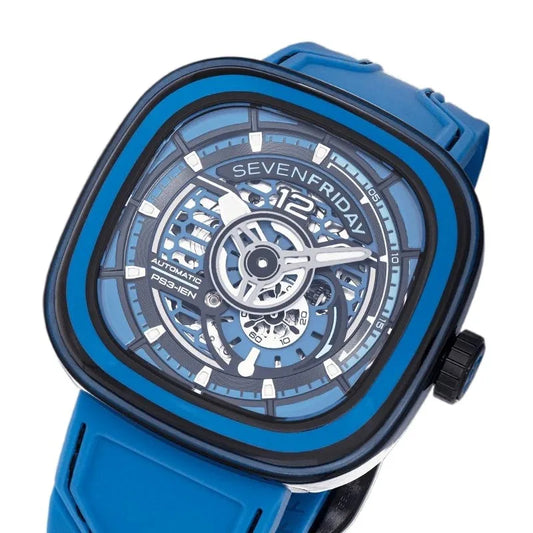 SEVENFRIDAY Square Large Dial PS Series PS3/04 Mechanical Watch Carbon Fiber