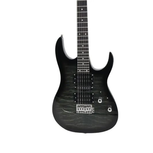 Electric Guitar with 24 Frets, HSH Pickup, Mahogany Body, Ebony Neck, High Quality, 6 String Guitar